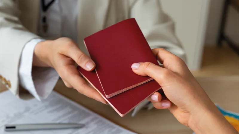 Vize evraklarının ve pasaportun başvuru sırasında teslim edilmesi